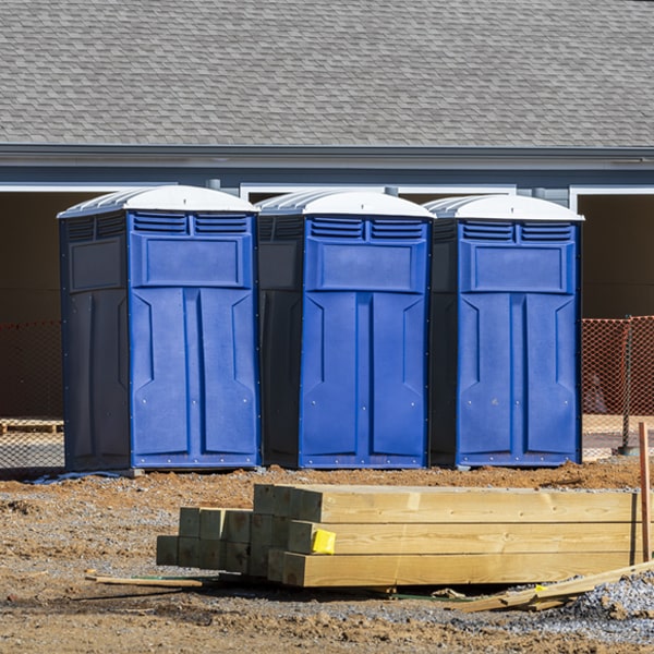 is there a specific order in which to place multiple porta potties in Lloyd